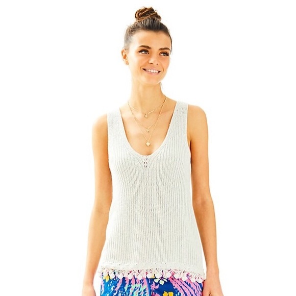 Lilly Pulitzer Jaya Resort Sweater Tank - Picture 3 of 8