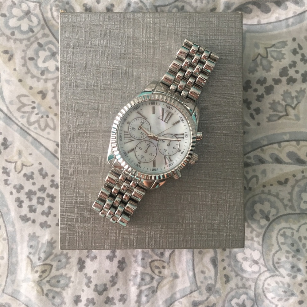 Silver watch