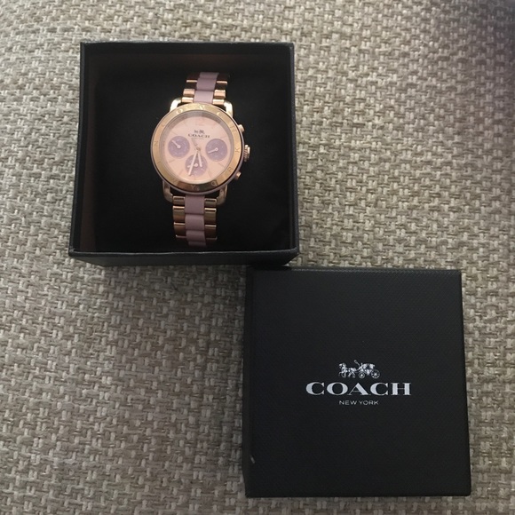 Coach Fashion Watch Legacy Chronograph Rose Gold - Picture 2 of 2