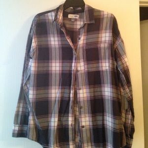Boyfriend plaid shirt for woman