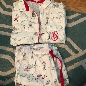 Victoria's Secret Christmas PJ set