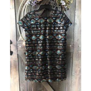 Sequin Aztec Dress. Show Me Your Mumu Dress