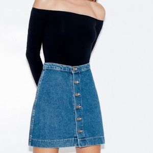 American Apparel Denim skirt