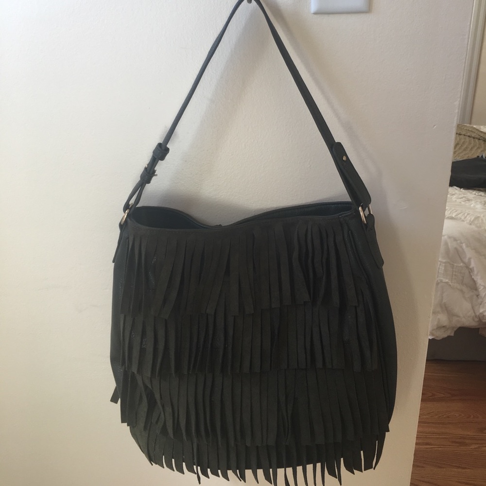 Free People Fringed Tote Bag