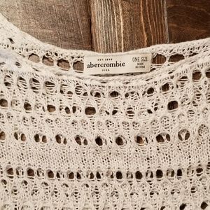 Abercrombie Kids Crochet Poncho
