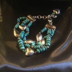 Brighton Beaded Silver Bracelet