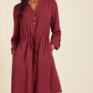 Modcloth shirt dress PLEASE READ DESCRIPTION