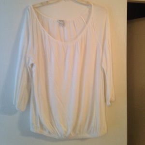 White swing blouse for woman.