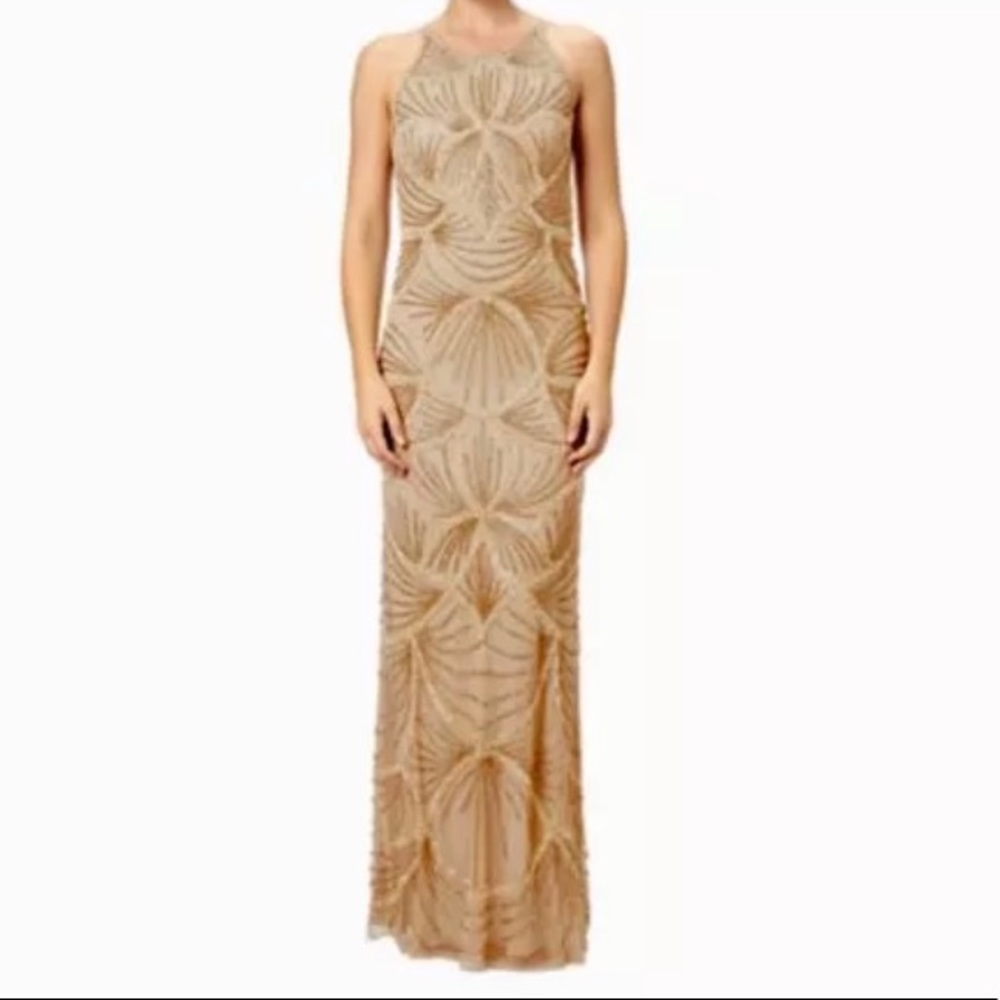 NEW YEARS EVE Adrianna Pappell Beaded Gown size 10