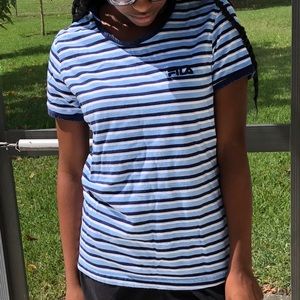 FILA striped top