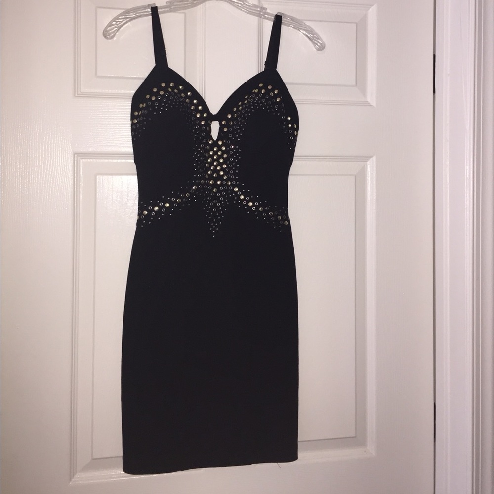 Very well made almost new black dress!