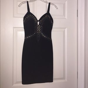 Very well made almost new black dress!