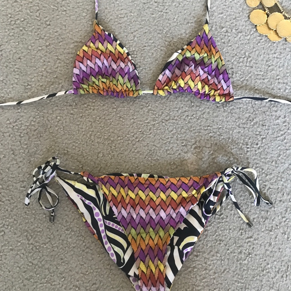 Reversible Missoni bikini Net-A-Porter so chic! 💥