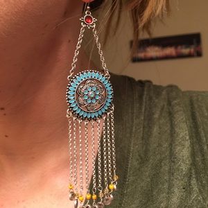 Dream catcher earrings!