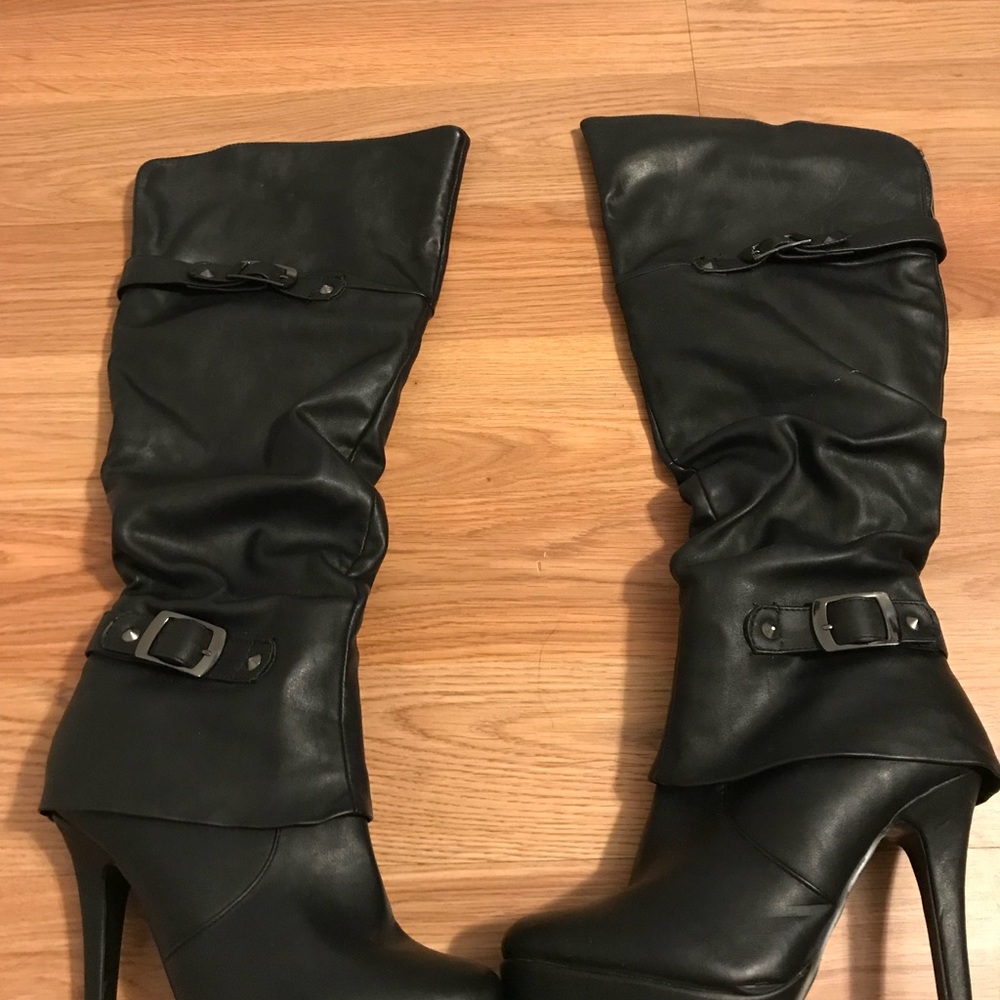 Black boots