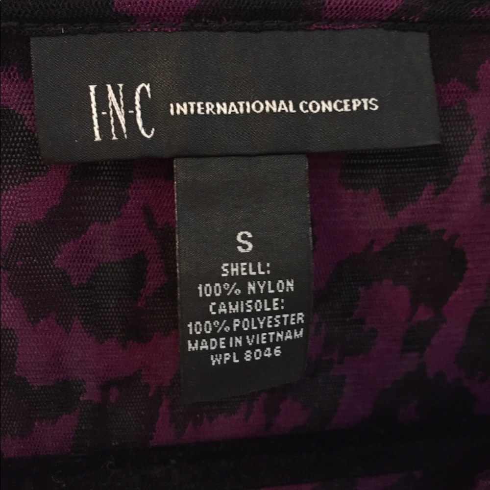INC Leopard top - Picture 2 of 3
