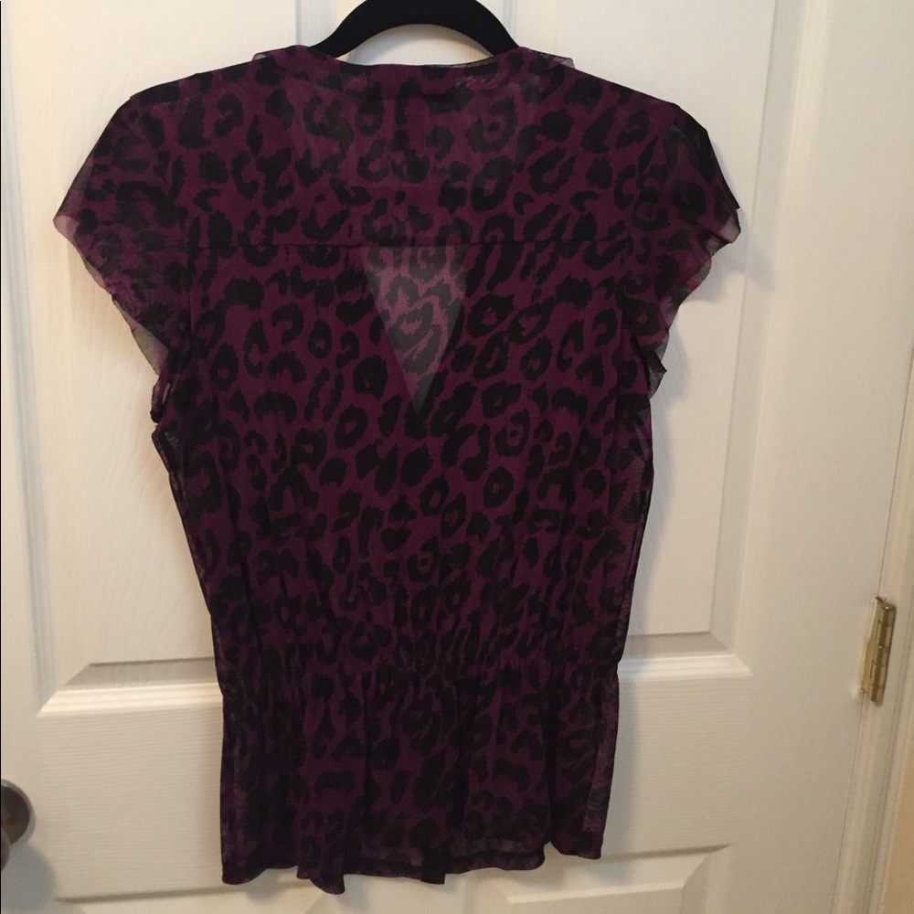 INC Leopard top - Picture 3 of 3