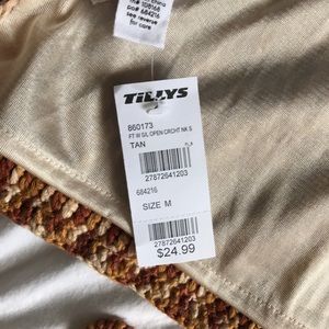 open back braided top