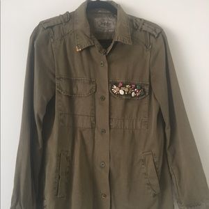 Zara Trafaluc Collection Green Jacket