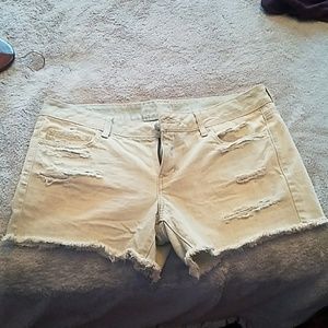 American Eagle distressed shorts