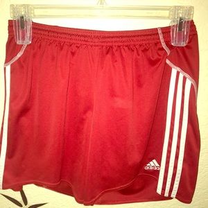 Adidas red shorts