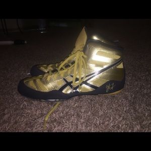 JB Elite Gold Wrestling Shoes