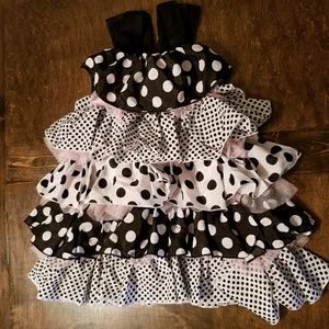 Mud Pie layered tulle polka dot fun dress