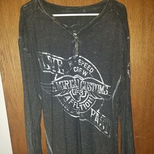 NWOT MEN'S AFFLICTION Customs long sleeve shirt