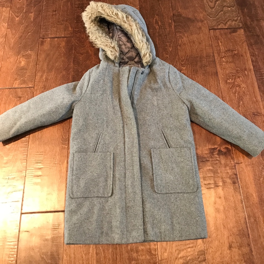 Gap wool coat. Grey. Size 5. Fully lined