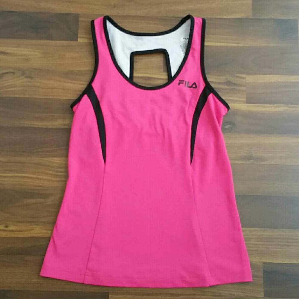 Fila Sport Athletic Tank Top Size Small Pink