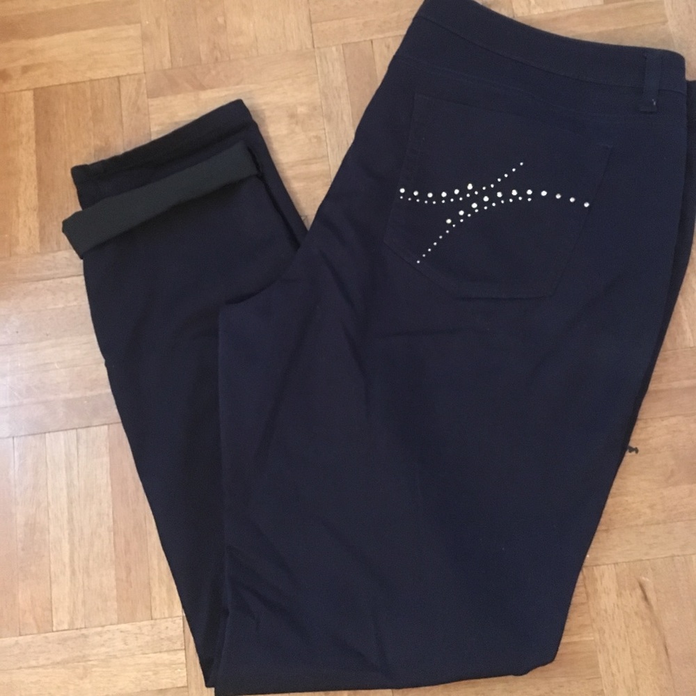 Navy Blue Cotton Twill Dress Pants 👖