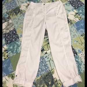 Chicos Luxe Utility Convertible Ankle Pants