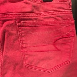 Selling Bright Red skinny jeans