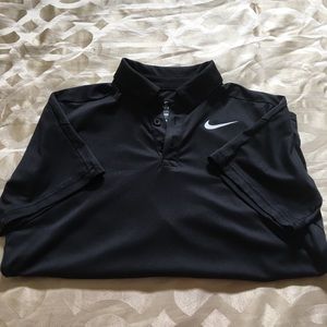 Black Nike Dri Fit Polo