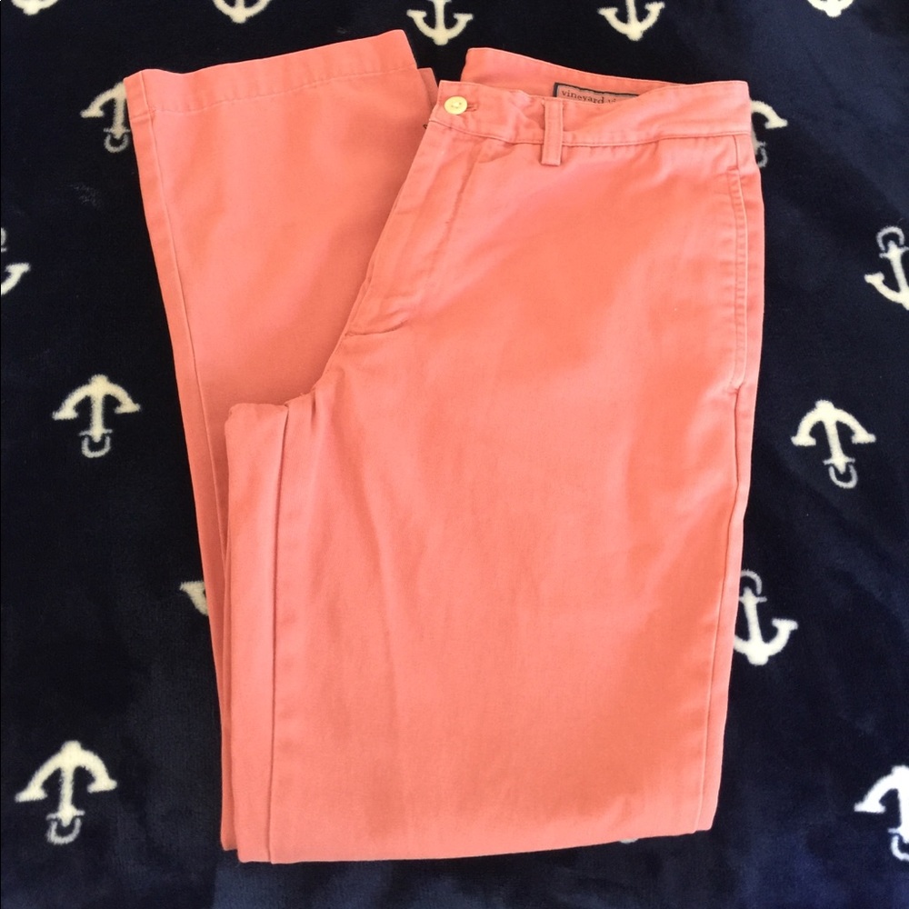Vinyard vines men's salmon khakis