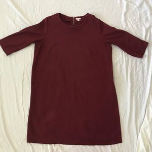Gap Ox Blood Shift Dress Size 20