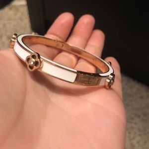 Henry Bendel White and Rose Gold Bangle