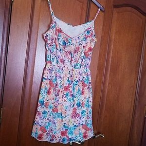 American rag floral ruffle dress