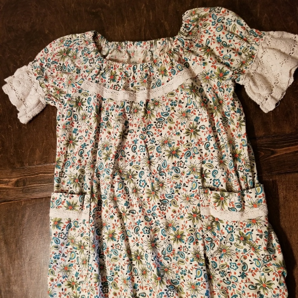Sweet handmade gingham style dress