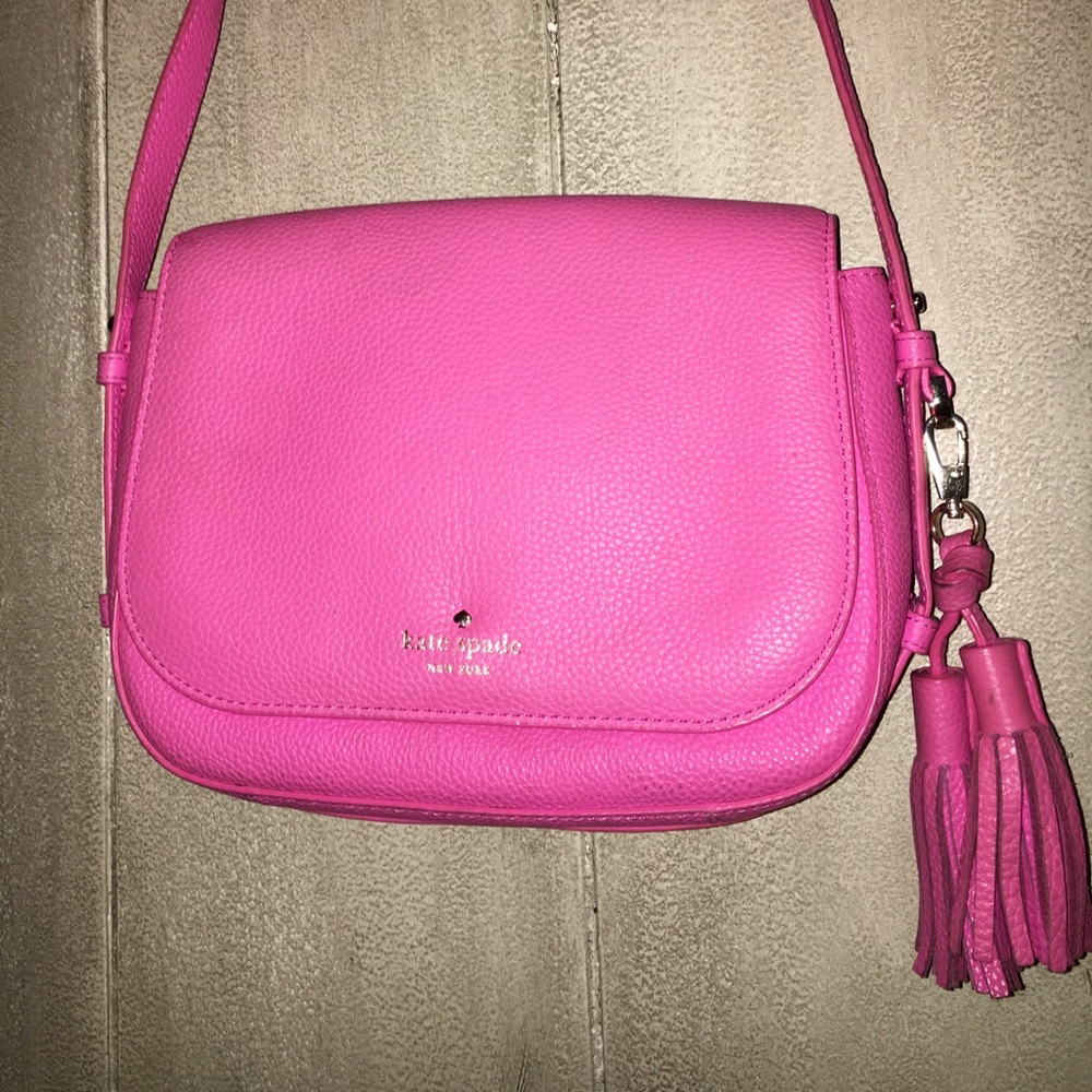 Hot pink Kate Spade purse