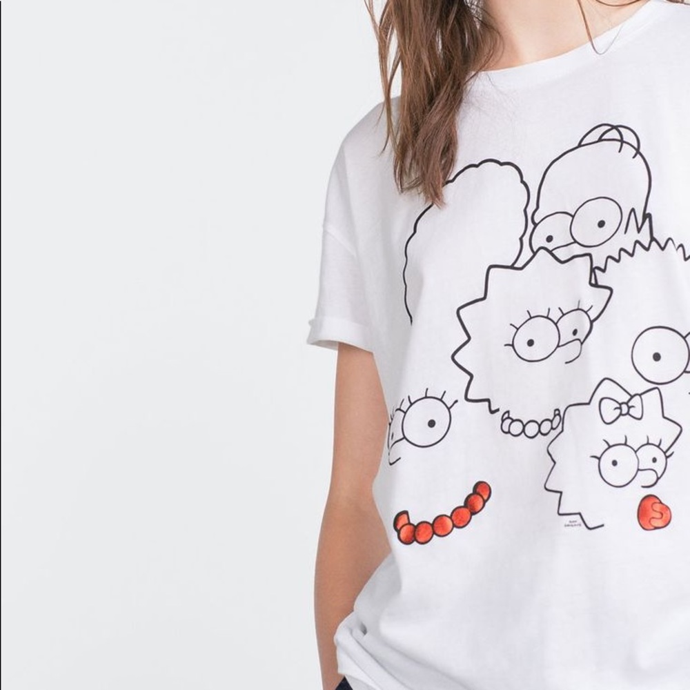 Zara Simpson's Tee Shirt Women's Large