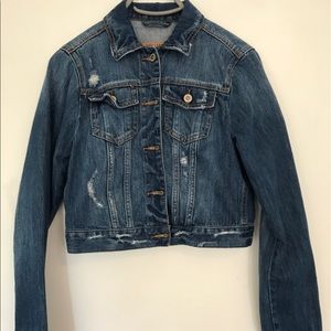 Hollister Crop Jean Jacket