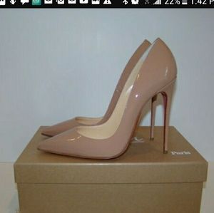 Shoes christian Louboutin so kate nude