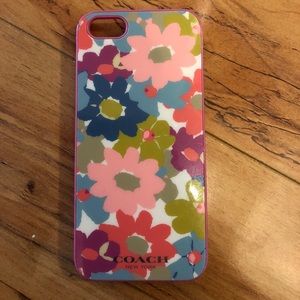 Coach iPhone 5/5S Floral Case