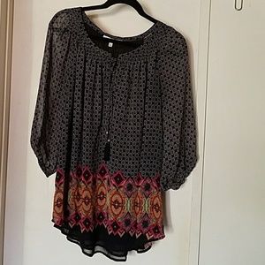 Daniel Rainn 3/4 sleeve blouse
