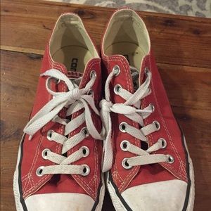 Converse Red Shoes