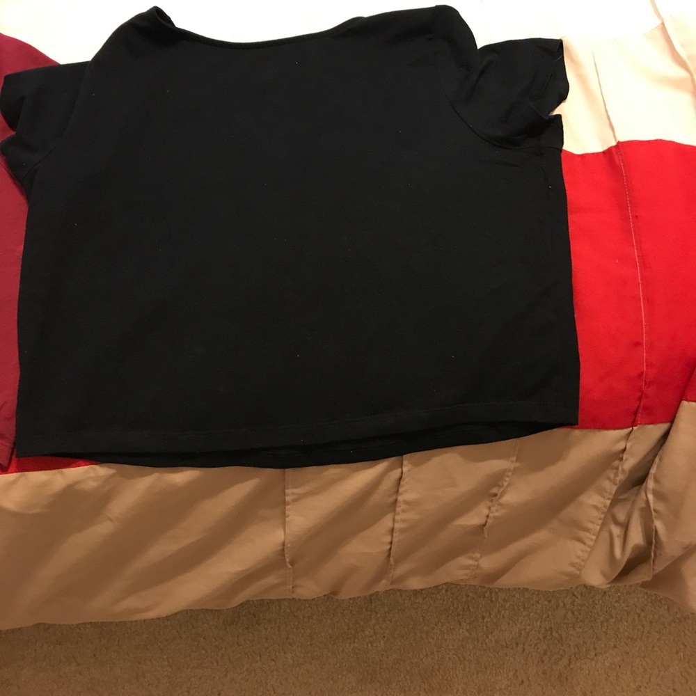 2 Plus size crop tops