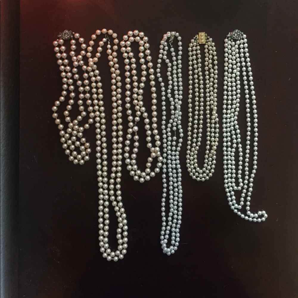 Pearl Necklace Lot