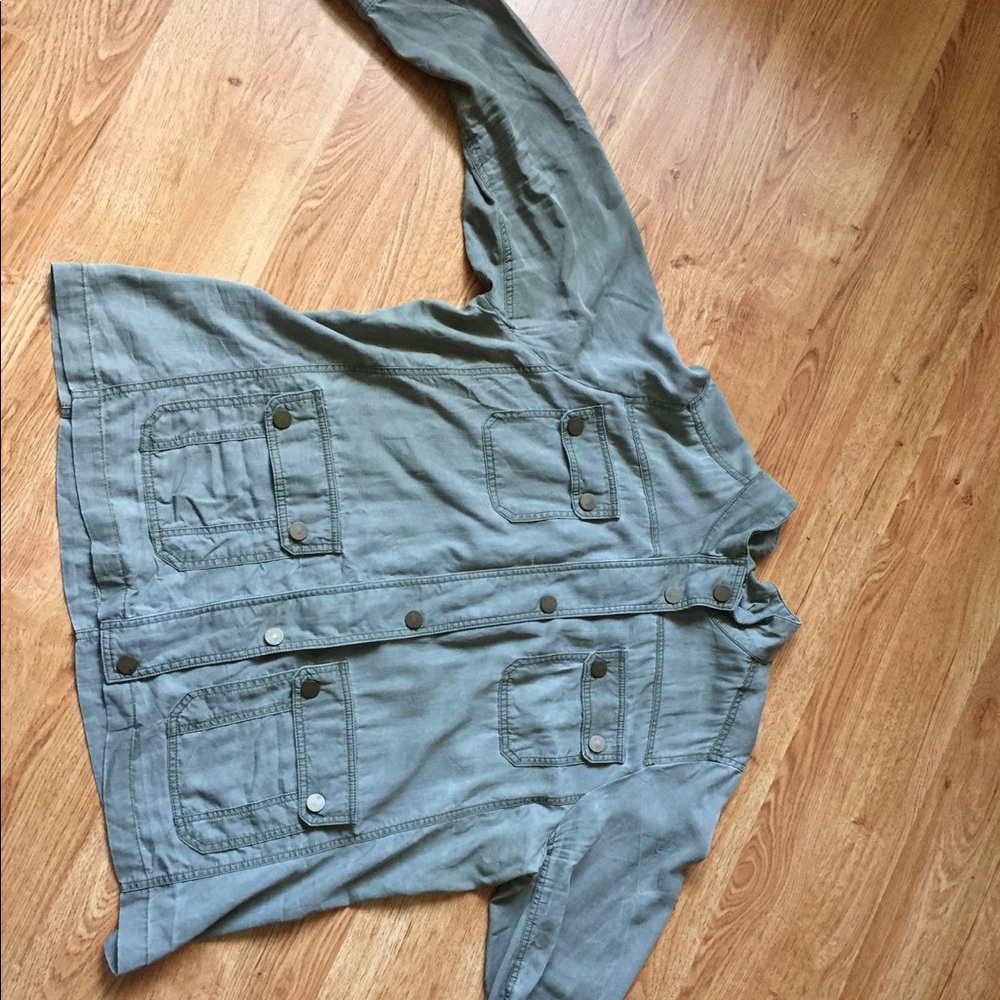 Lane Bryant olive green jacket size 22/24