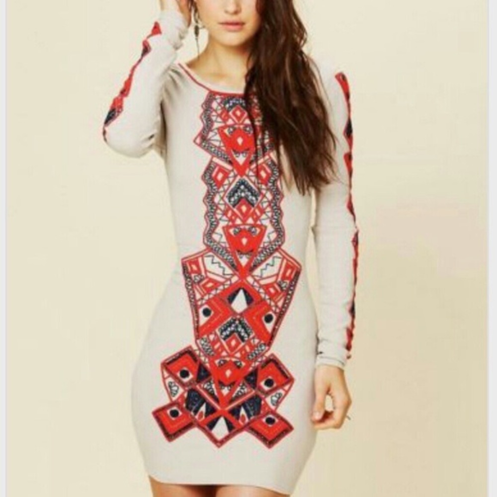 NWT Free People Aztec Princess Dress